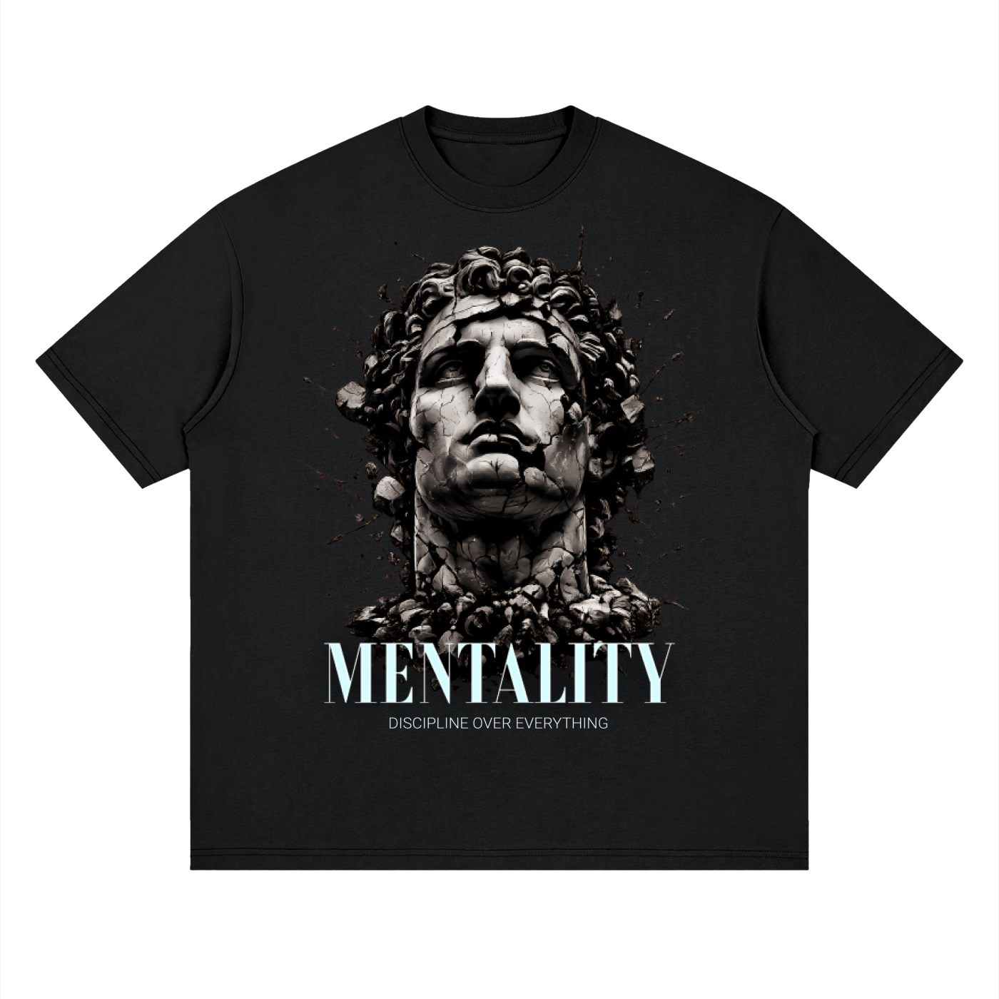 GYMADIKT Mentality – Discipline Over Everything Oversized T-Shirt