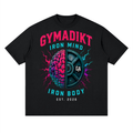 GYMADIKT Iron Mind Iron Body Oversized Gym T-Shirt